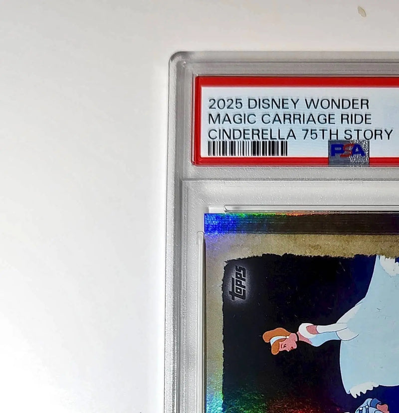 Cinderella boards her magic carriage ride 2025 Topps Disney #C75-14 PSA 9 - Non-Sports Card Single