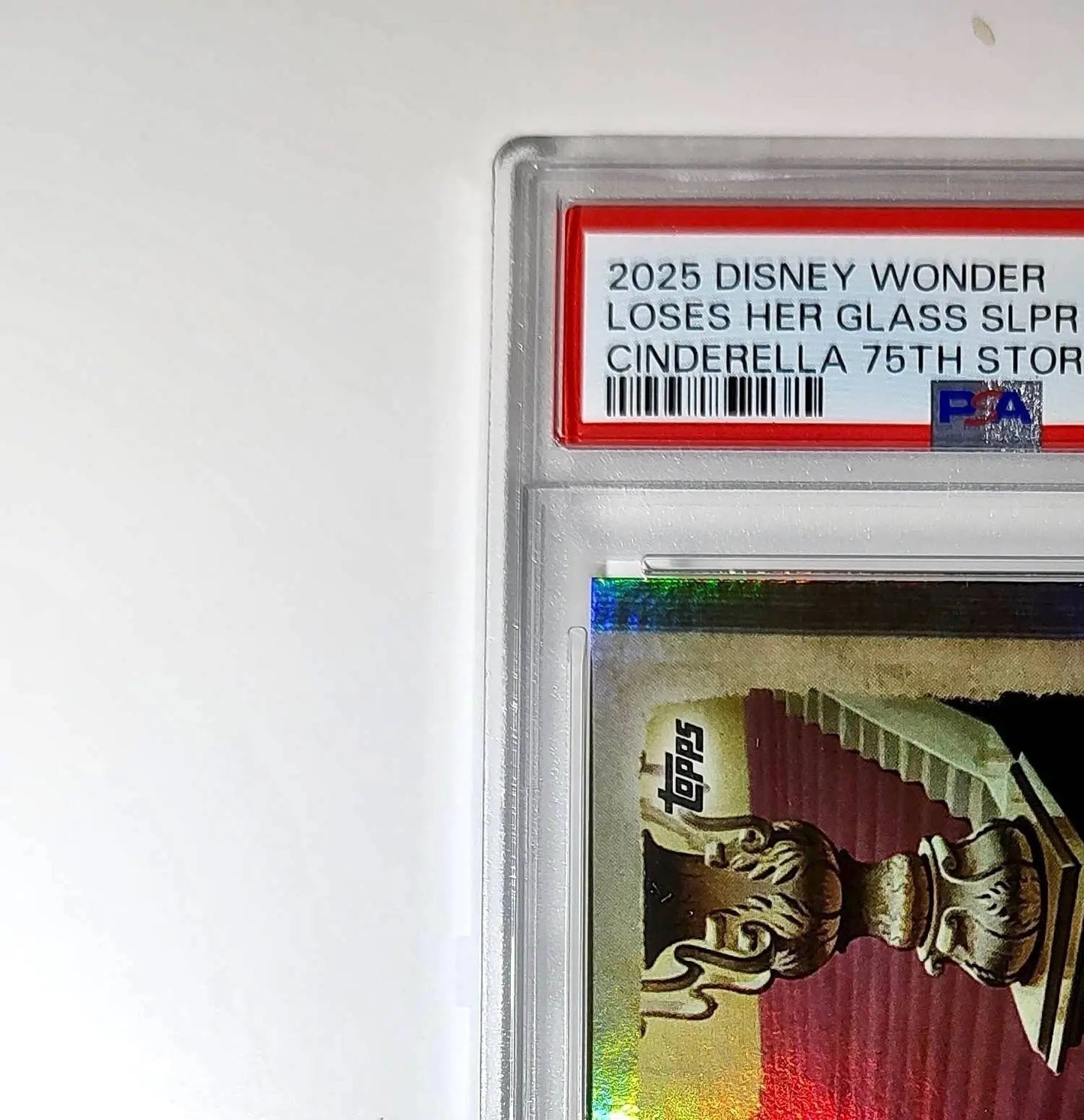 Cinderella loses her glass slipper! 2025 Topps Disney #C75-18 PSA 10 - Non-Sports Card Single