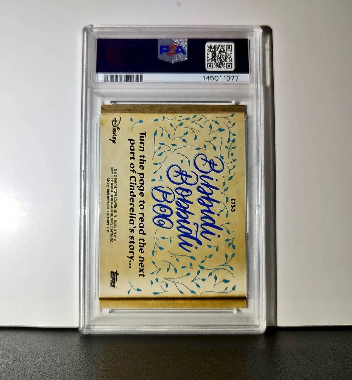 Cinderella’s animal friends help her get ready 2025 Topps Disney #C75-3 PSA 10 - Non-Sports Card Single