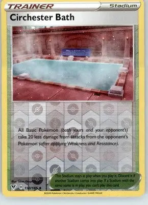 Circhester Bath - SWSH04: Vivid Voltage - 150/185 - Reverse Holo LP - Pokémon Card Single