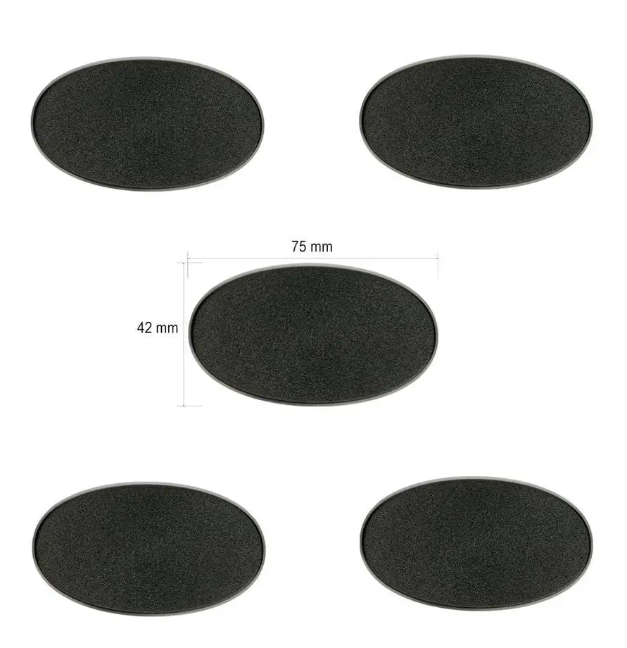 Citadel 75x42mm Oval Bases - Miniatures - Accessory