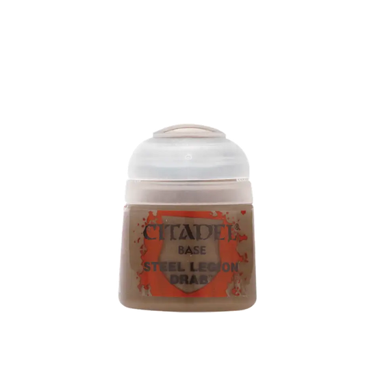 Citadel Paint: Base - Steel Legion Drab - Miniatures - Paint