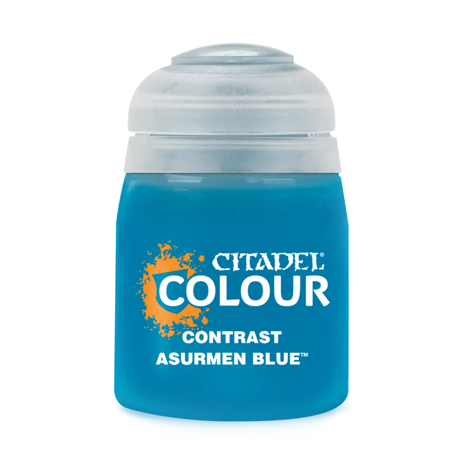 Blue Citadel Contrast paint pot for Citadel Paint Contrast Asurmen Blue model coloring