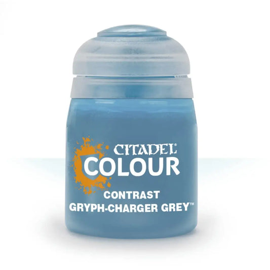 Citadel Paint Contrast Gryph-Charger Grey paint pot for enhanced paint contrast