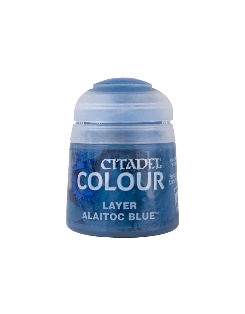 Citadel Colour Alaitoc Blue paint pot used for layer bloodreaver flesh in Citadel paint layer series