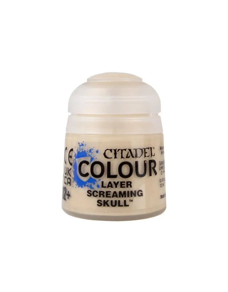Citadel Paint Layer Screaming Skull paint pot for detailed miniature painting and layering