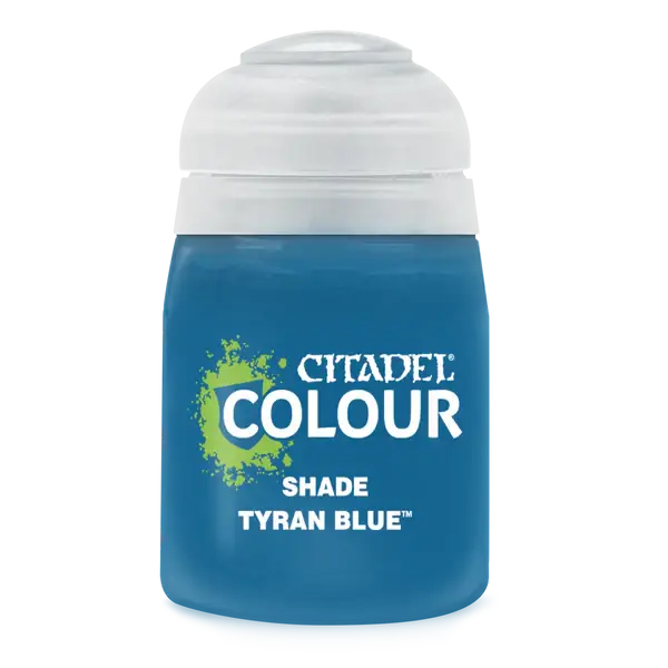 Citadel Paint Shade Tyran Blue paint shade pot for miniature painting and model detailing