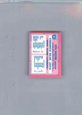 Cito Gaston - 1991 Topps Micro - #81 - Baseball - Baseball Card Single