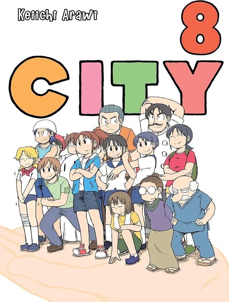 City Manga Volume 8 cover featuring a college student in an urban setting