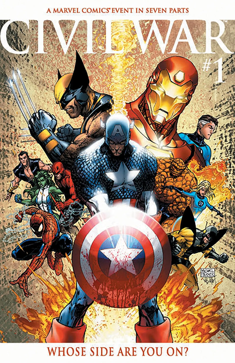 Civil War #1 Facsimile Edition Michael Turner Foil Variant - Back Issues