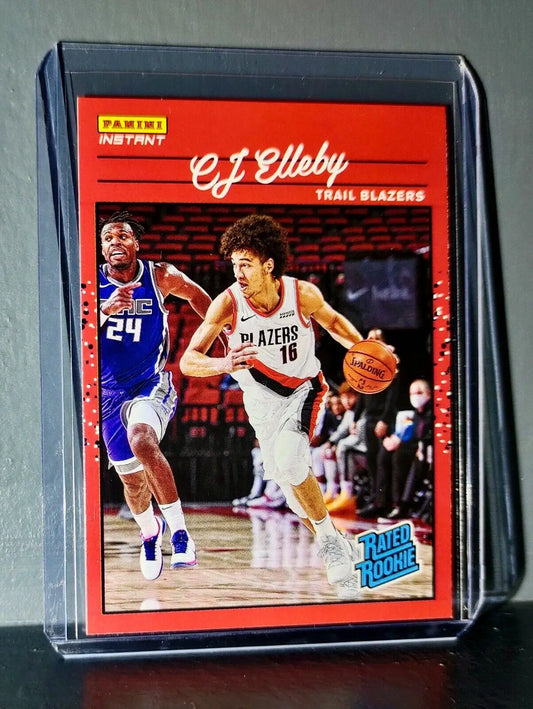 CJ Elleby 2020-2021 Panini NBA Instant #44 Rated Rookie Retro Card 1/3558 - Basketball Card Single