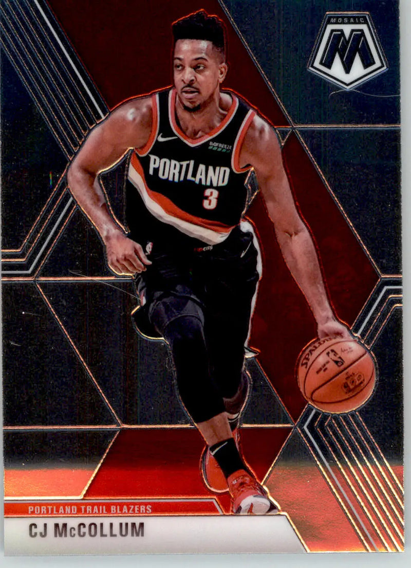 CJ McCollum - 2019-20 Panini Mosaic - #15 - Basketball - Basketball Card Single