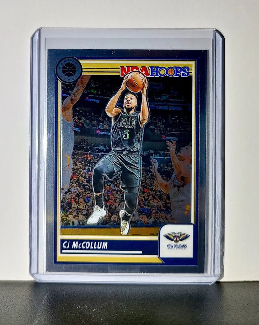 CJ McCollum 2023-24 Panini Premium Stock NBA Hoops #172 Card Pelicans - Basketball Card Single