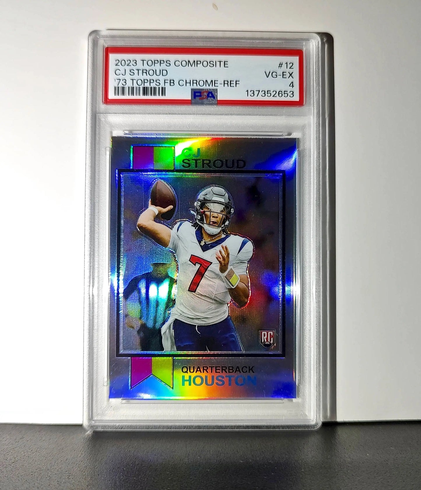 CJ Stroud 2023 Topps Chrome 1973 Refractor #1973-12 PSA 4 VG-EX