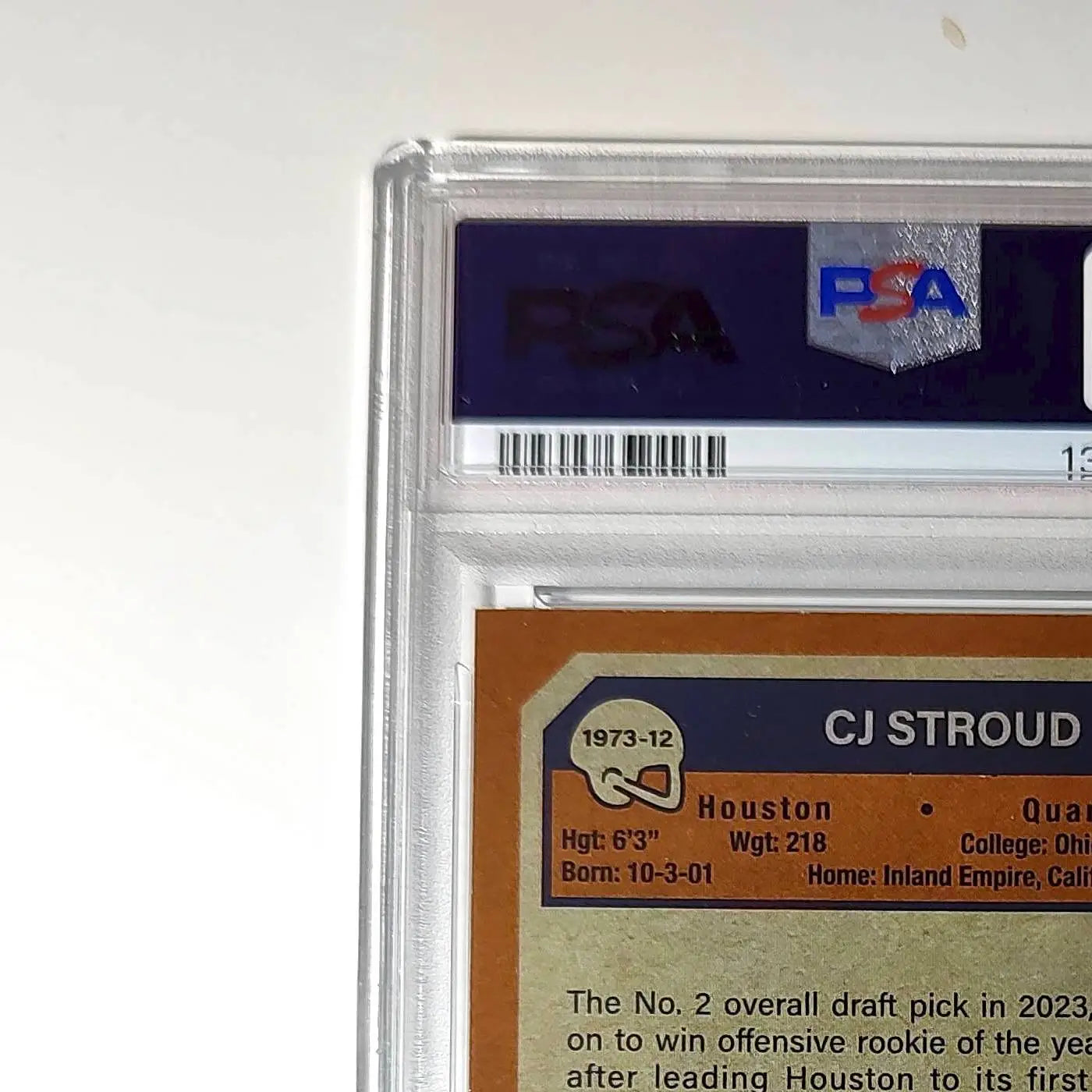 CJ Stroud 2023 Topps Chrome 1973 Refractor #1973-12 PSA 4 VG-EX