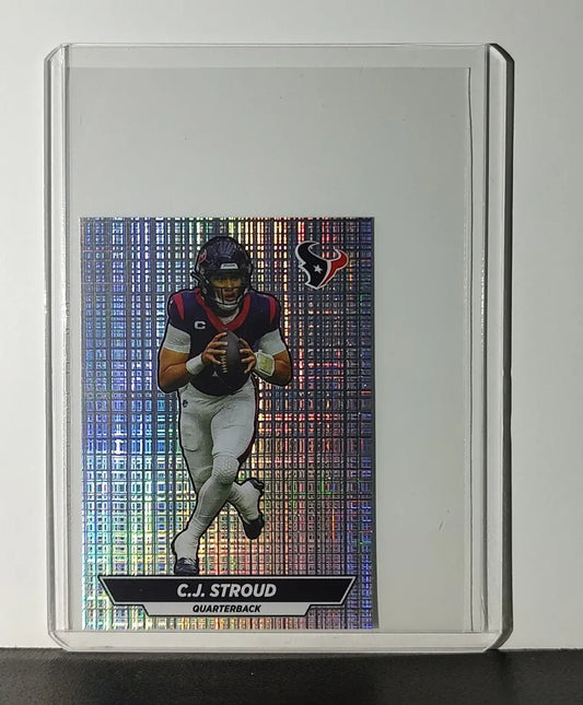 CJ Stroud 2024 Panini NFL #180 Foil Sticker Card Houston Texans - Football Card Single