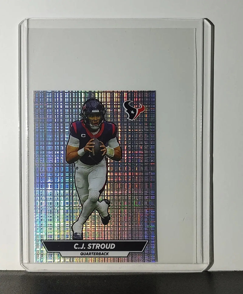 CJ Stroud 2024 Panini NFL #180 Foil Sticker Card Houston Texans
