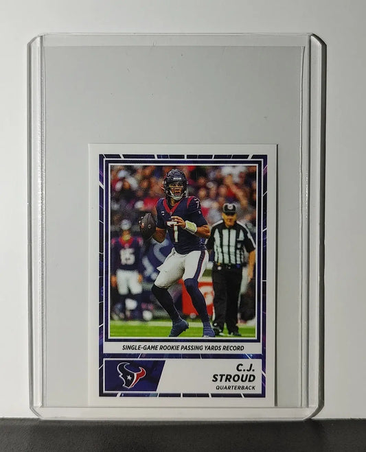CJ Stroud 2024 Panini NFL #20 Sticker Card Houston Texans - Football Card Single