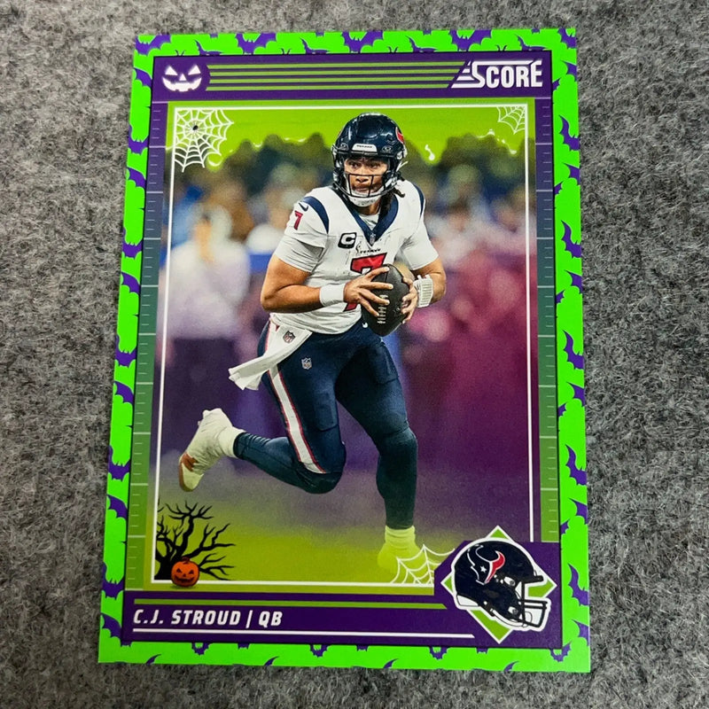 CJ Stroud Houston Texans Football Card 2024 NFL Sports You Pick Choose Complete - 2024 Panini Score A Treat #109 - Bats