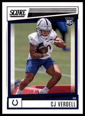 CJ Verdell Rookie 2022 Score #392 Indianapolis Colts - Football Card Single