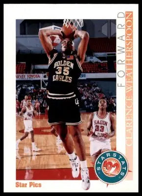Clarence Weatherspoon 1992 Star Pics #81 Southern Miss Golden Eagles - Basketball Card Single