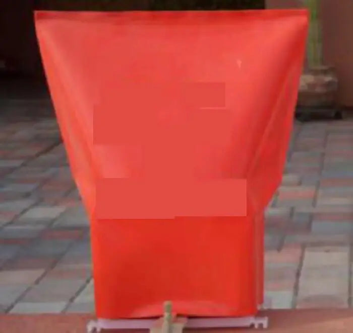 Vibrant red flexible luminarias bags for holiday electric luminarias and decorations