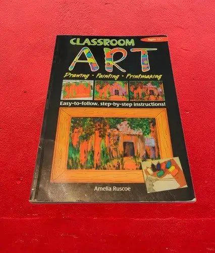 Classroom art instruction book by Amelia Ruscoe with quick delivery times