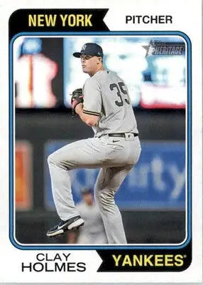 Clay Holmes - 2023 Topps Heritage - #116 - RC Baseball - Baseball Card Single