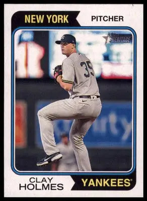 Clay Holmes Rookie 2023 Topps Heritage #116 New York Yankees - Baseball Card Single
