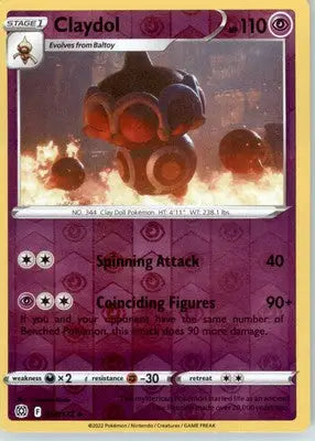 Claydol - SWSH09: Brilliant Stars - Reverse Holo LP - #059/172 - Pokémon Card Single