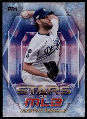 Clayton Kershaw 2023 Topps Stars of MLB #SMLB-31 Los Angeles Dodgers - Baseball Card Single