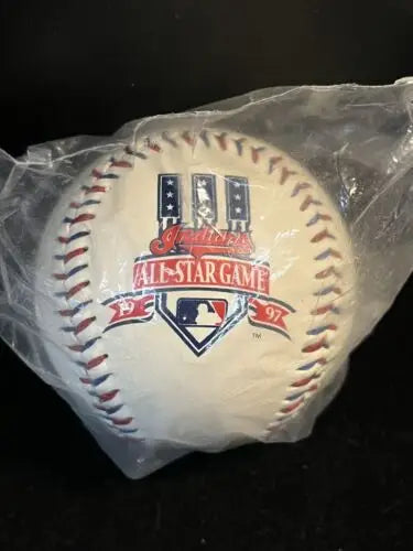 1997 All-Star Game baseball in wrap from Cleveland Indians Fox Saturday Ball collection