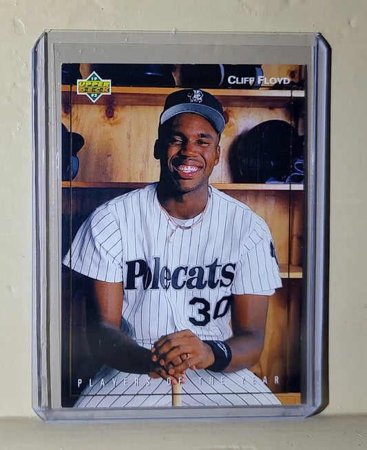Cliff Floyd 1992 Upper Deck MLB #PY10 Baseball Card Polecats Expos Top Prospects - Baseball Card Single