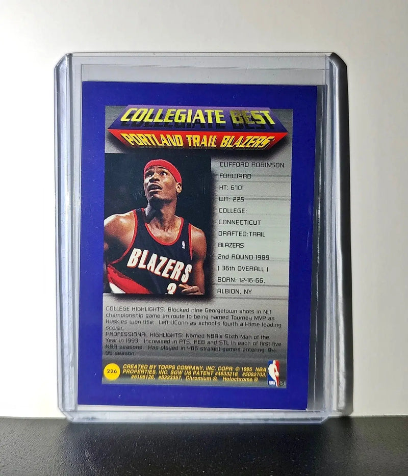 Clifford Robinson 1994-95 Topps Finest #226 Collegiate Best