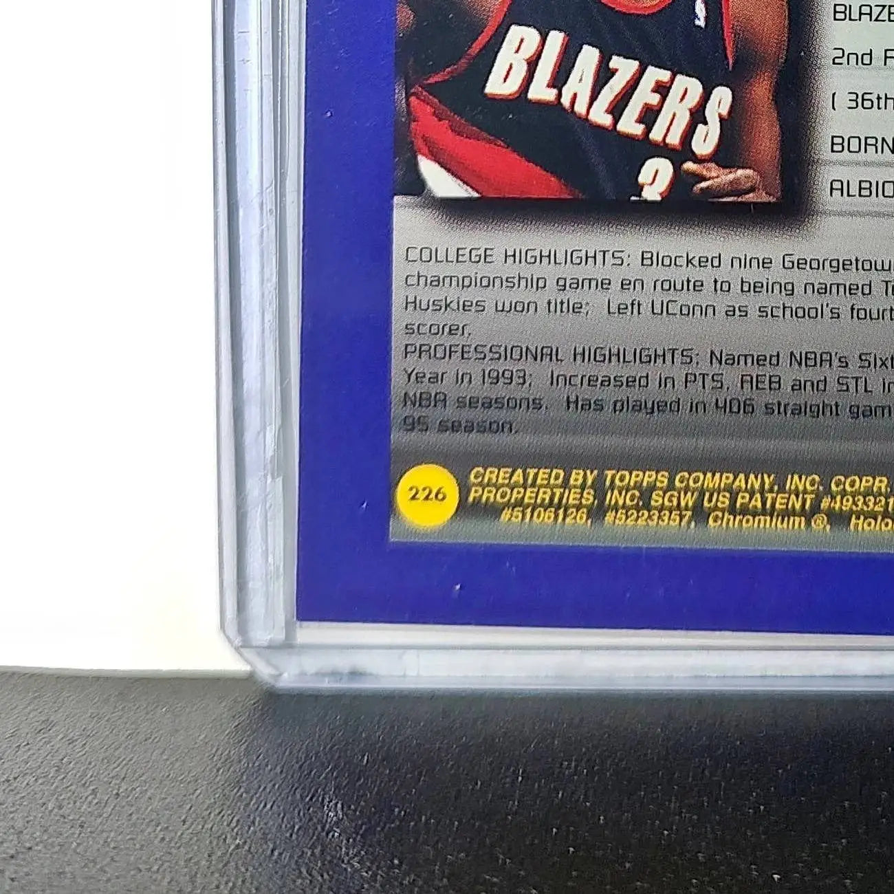 Clifford Robinson 1994-95 Topps Finest #226 Collegiate Best