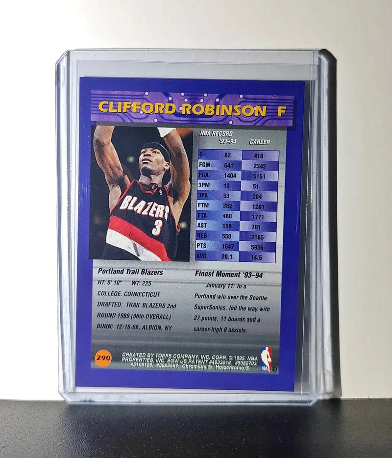 Clifford Robinson 1994-95 Topps Finest #290 Basketball Card