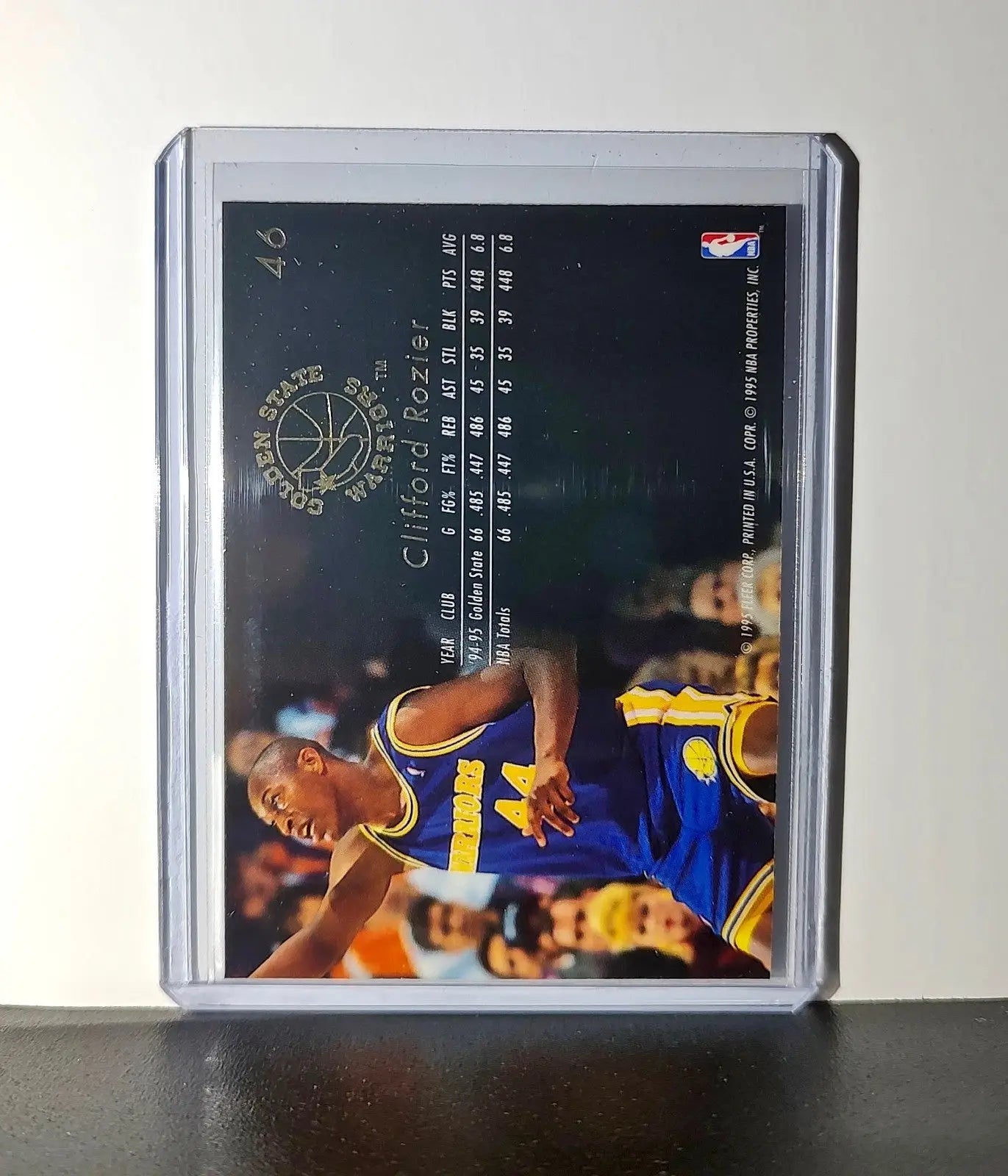 Clifford Rozier 1995-96 Flair NBA #46 Card Golden State Warriors