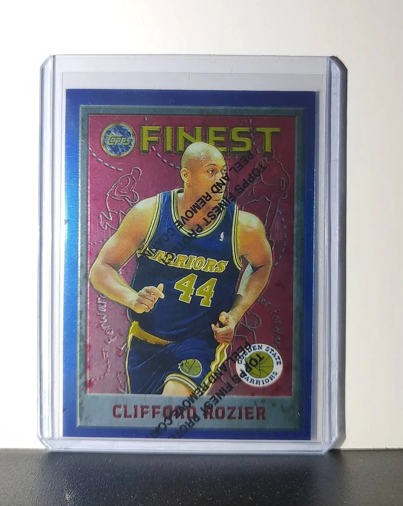 Clifford Rozier 1995-96 Topps Finest NBA #193 Card Warriors