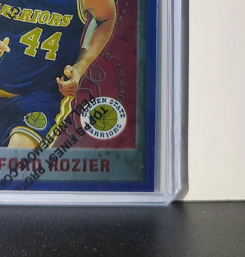 Clifford Rozier 1995-96 Topps Finest NBA #193 Card Warriors