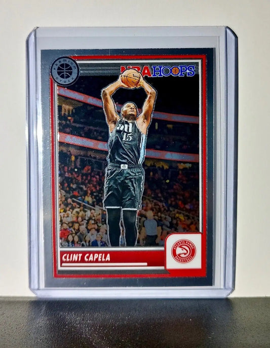 Clint Capela 2023-24 Panini Premium Stock NBA Hoops #25 Card Atlanta Hawks - Basketball Card Single