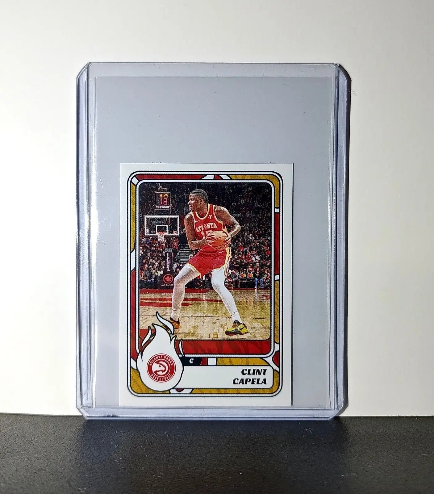 Clint Capela 2024-25 Panini NBA #100 Sticker Card Atlanta Hawks