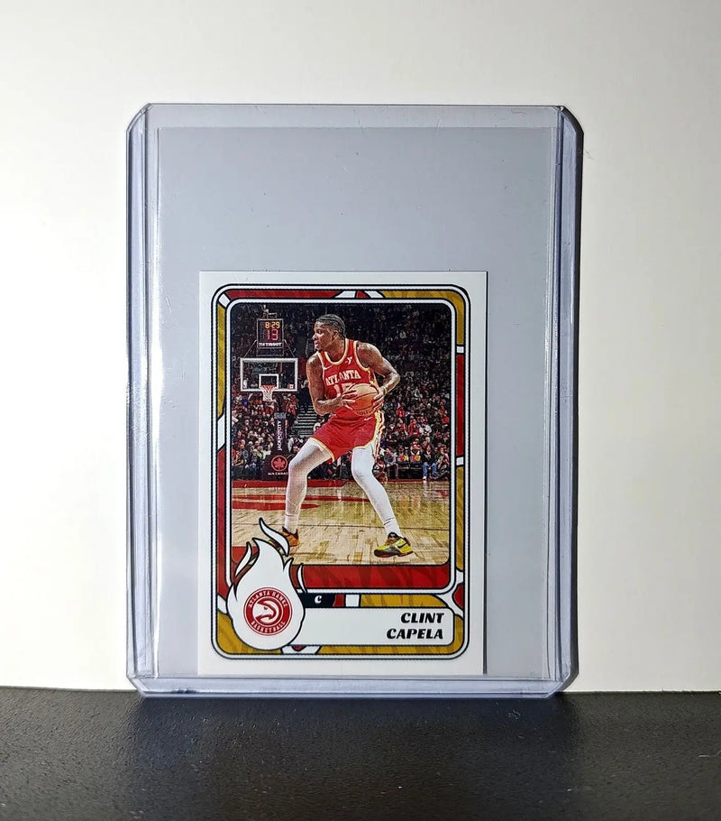 Clint Capela 2024-25 Panini NBA #100 Sticker Card Atlanta Hawks