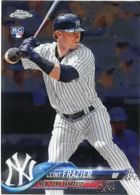 Clint Frazier Rookie 2018 Topps Chrome #148 New York Yankees - Baseball Card Single