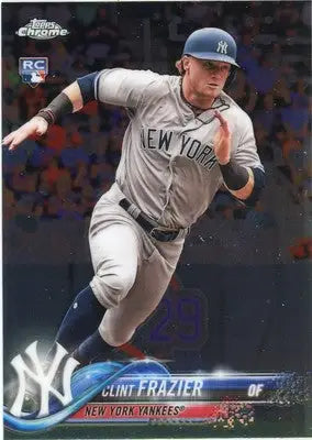 Clint Frazier Rookie 2018 Topps Chrome Update #HMT21 New York Yankees - Baseball Card Single