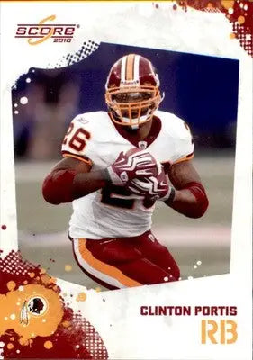 Clinton Portis - 2010 Score - #295 - Football - Football Card Single