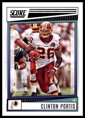 Clinton Portis 2022 Score #260 Washington Redskins - Football Card Single