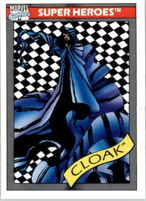 Cloak - 1990 Impel Marvel Universe - #50 - Non_sport - Non-Sports Card Single
