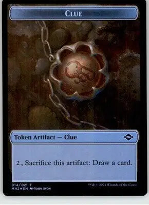 Clue (014) // Goblin Token - Modern Horizons 2 - 14 // 8 - Foil NM Magic - Magic Card Single