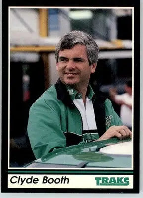 Clyde Booth - 1991 Traks - #158 - RC Racing - Racing Card Single