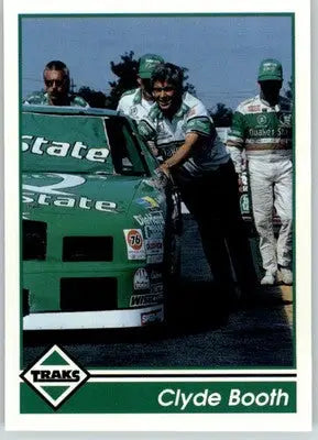 Clyde Booth - 1992 Traks - #158 - Racing - Racing Card Single